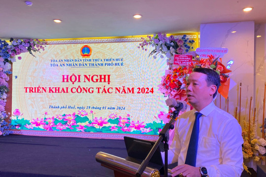 TAND TP. Huế đạt danh hiệu Tập thể lao động xuất sắc năm 2023