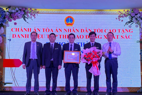 TAND TP. Huế đạt danh hiệu Tập thể lao động xuất sắc năm 2023