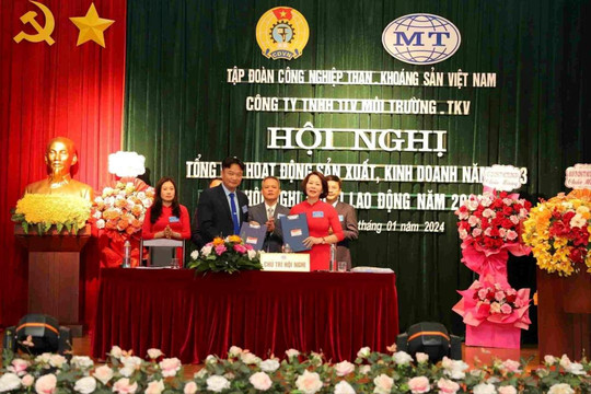 Công ty Môi trường - TKV tổng kết hoạt động SXKD năm 2023 và Hội nghị người lao động năm 2024