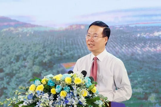 Chủ tịch nước Võ Văn Thưởng dự Chương trình “Xuân Biên phòng ấm lòng dân bản”