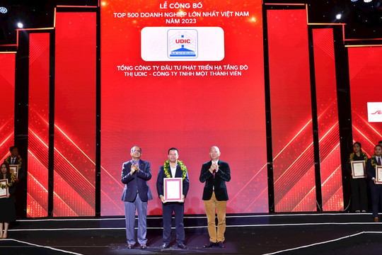 UDIC lọt Top 500 Doanh nghiệp lớn nhất Việt Nam