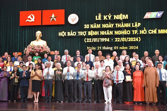 TPHCM: Lễ kỷ niệm 30 năm thành lập Hội Bảo trợ bệnh nhân nghèo