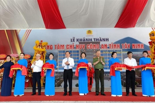 Khánh thành Trung tâm chỉ huy Công an tỉnh Tây Ninh