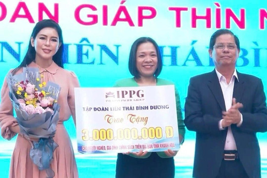 Tập đoàn Liên Thái Bình Dương đóng góp 3 tỷ đồng vào Quỹ Vì người nghèo của tỉnh Khánh Hòa