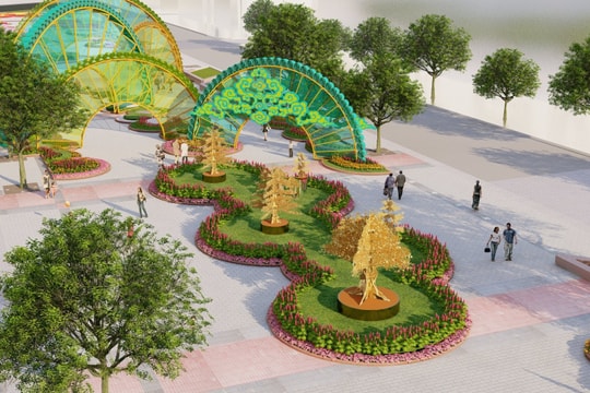 Tiền thu được từ linh vật đường hoa Nguyễn Huệ sẽ làm từ thiện