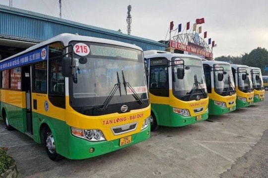 Sắp mở tuyến xe buýt kế cận Bến xe Mỹ Đình - Trực Ninh (Nam Định)