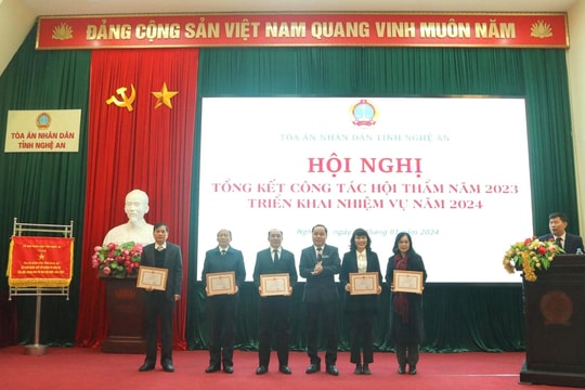 TAND tỉnh Nghệ An tổng kết công tác Hội thẩm nhân dân năm 2023