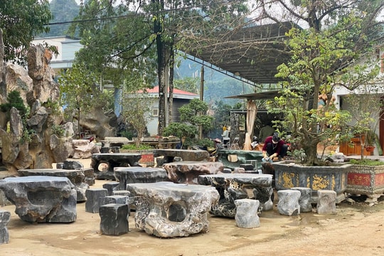 Những người 'thổi hồn' cho đá những ngày rét buốt cận Tết Nguyên đán