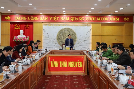 Thái Nguyên: Triển khai nhiệm vụ công tác bảo đảm trật tự ATGT năm 2024