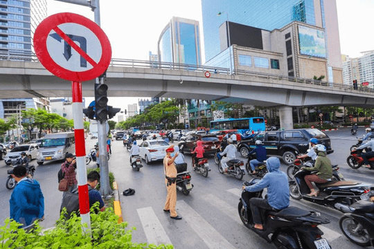 Hà Nội tổ chức phân luồng giao thông trong dịp Tết