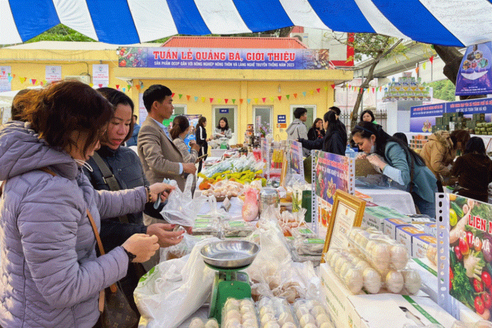 Hà Nội: Sản phẩm OCOP hướng tới thị trường nước ngoài