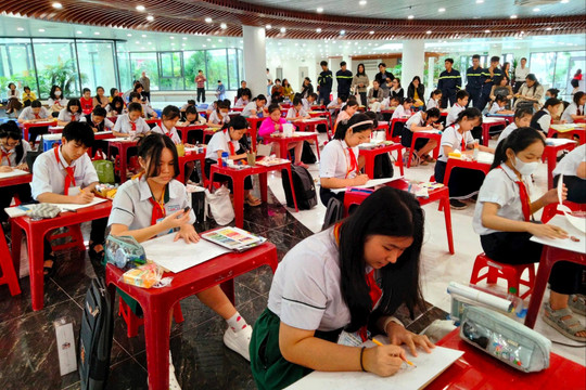 Hội thi vẽ tranh thiếu nhi phòng, chống các hình thức lao động trẻ em