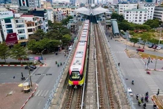 Vận hành thương mại đoạn trên cao tuyến đường sắt Nhổn - ga Hà Nội vào tháng 6/2024