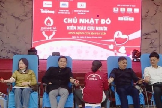 Ngày hội hiến máu tình nguyện "Chủ nhật đỏ"' lần thứ 16 năm 2024