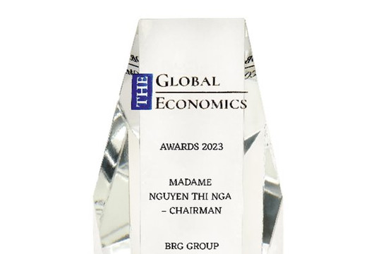 Chủ tịch Tập đoàn BRG: “Nữ Doanh Nhân Tiêu Biểu 2023” được tôn vinh bởi tạp chí The Global Economics
