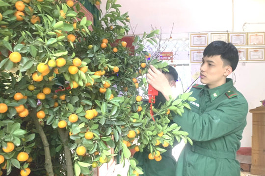 Mùa Xuân và những người chiến sỹ Biên phòng