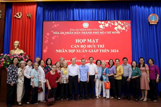 TAND TP.HCM gặp mặt, tri ân các cán bộ hưu trí nhân dịp Xuân Giáp Thìn