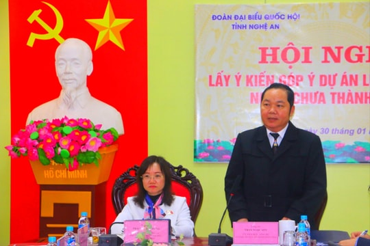TAND tỉnh Nghệ An tổ chức Hội nghị lấy ý kiến góp ý Dự án Luật Tư pháp người chưa thành niên