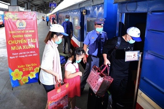 Bổ sung thêm 2.000 vé tàu Bắc - Nam