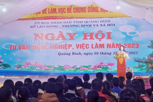 Quảng Bình triển khai hiệu quả giải quyết việc làm bền vững cho người lao động