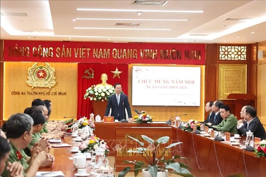 Chủ tịch nước Võ Văn Thưởng thăm, chúc Tết tại TPHCM