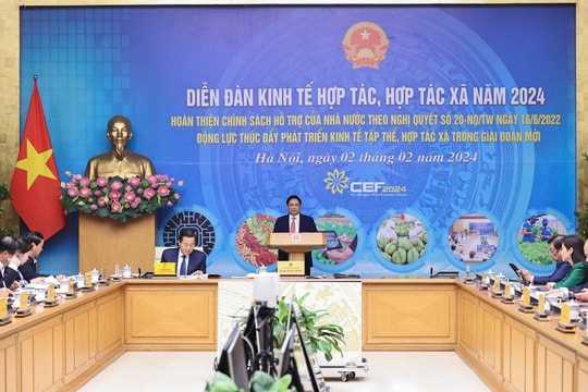 Thủ tướng chủ trì Diễn đàn kinh tế hợp tác, hợp tác xã năm 2024