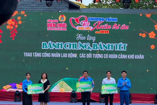 Nhiều hoạt động chăm lo Tết cho đoàn viên, người lao động