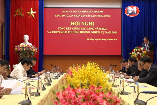 TANDCC tại Đà Nẵng triển khai công tác xây dựng Đảng năm 2024