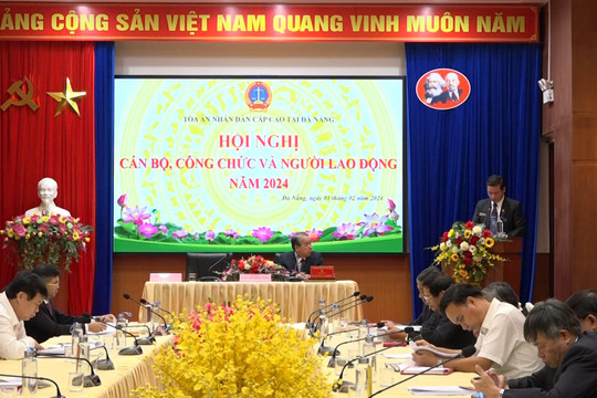 TANDCC tại Đà Nẵng tổ chức Hội nghị cán bộ, công chức năm 2024