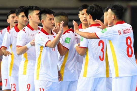 ĐT futsal Việt Nam thăng hạng trên bảng xếp hạng FIFA