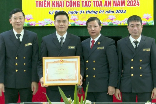 TAND huyện Lý Nhân hoàn thành xuất sắc nhiệm vụ được giao