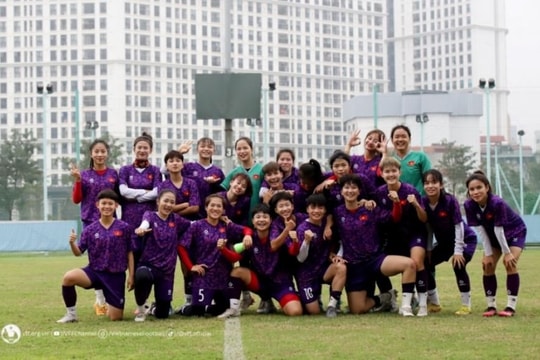 ĐT U20 nữ Việt Nam vui xuân mới không quên nhiệm vụ