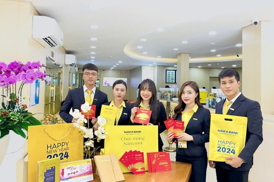 Giao dịch ngân hàng đầu năm – rước vận may sung túc