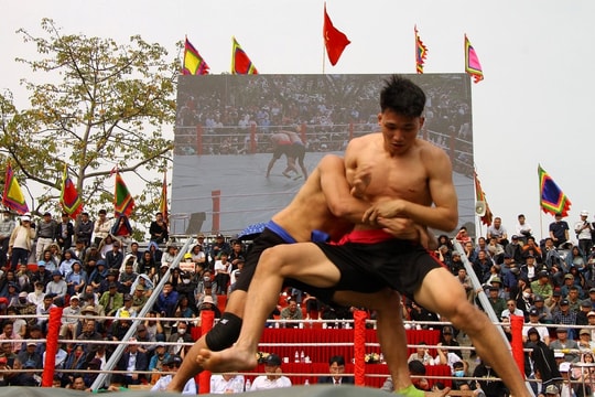 Hải Phòng: Hơn 150 đô vật tranh tài tại Lễ hội vật làng Vĩnh Khê