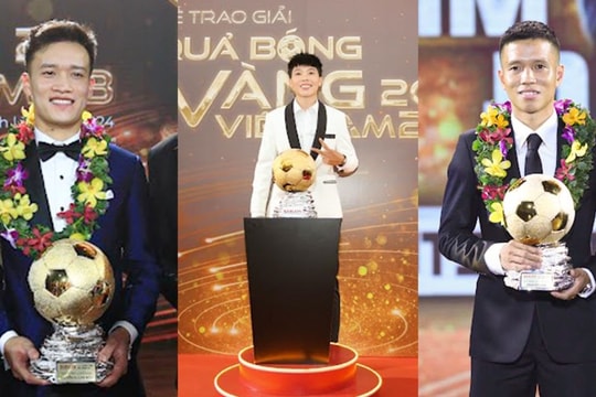 Quả bóng Vàng Việt Nam 2023 gọi tên Hoàng Đức, Kim Thanh