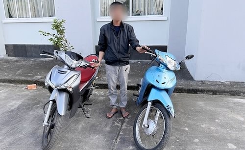 Tạm giữ đối tượng trộm xe mô tô của đồng nghiệp