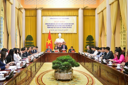 Công bố Lệnh của Chủ tịch nước về Luật Đất đai