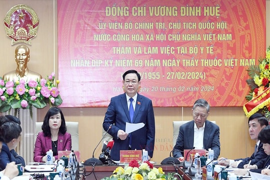 Chủ tịch Quốc hội: Chăm sóc sức khoẻ nhân dân là ưu tiên đặc biệt của Đảng và Nhà nước ta