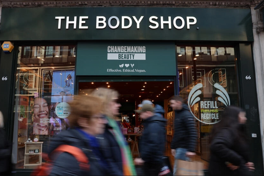The Body Shop đóng cửa gần một nửa số cửa hàng ở Anh