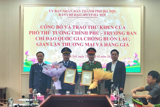 Phó Thủ tướng gửi thư khen các đơn vị có thành tích trong công tác chống buôn lậu, gian lận thương mại