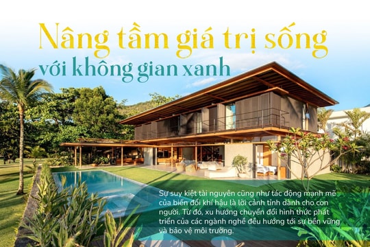 Nâng tầm giá trị sống với không gian xanh