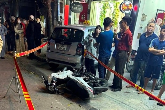 Xe máy chở 3 “thông chốt” CSGT