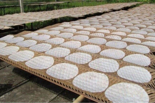 Nghề làm bánh tráng Túy Loan được công nhận là di sản phi vật thể quốc gia