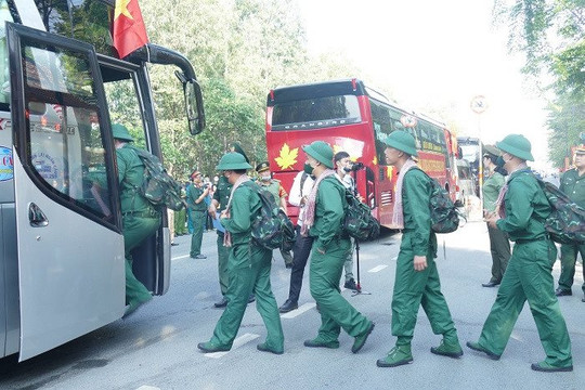 Gần 5.000 thanh niên TP.HCM sẽ lên đường nhập ngũ