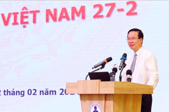 Chủ tịch nước Võ Văn Thưởng thăm, động viên y, bác sỹ Bệnh viện Nhi đồng 1