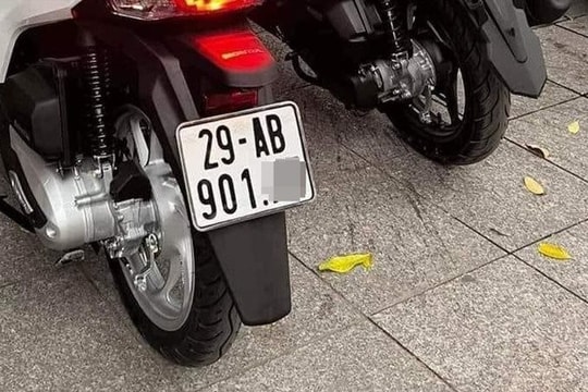 Bộ Công an đề xuất mở rộng đấu giá biển xe máy, khởi điểm 5 triệu đồng