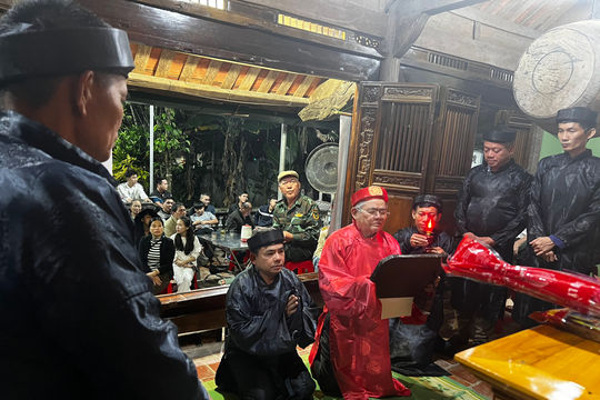 Rộn ràng, ấm áp Lễ tế Tổ Rằm tháng Giêng các miền quê