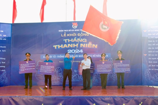 Kon Tum: Khởi động tháng thanh niên 2024