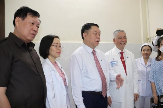 Trưởng Ban Tuyên giáo Trung ương thăm, chúc mừng các cơ sở y tế phía Nam