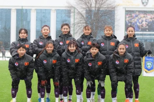 ĐT U20 nữ Việt Nam thay đổi kế hoạch do thời tiết khắc nghiệt tại Tashkent